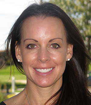 Woman smiling after veneers