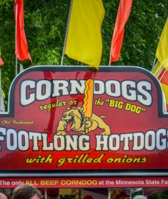 Minnesota State Fair corndog stand
